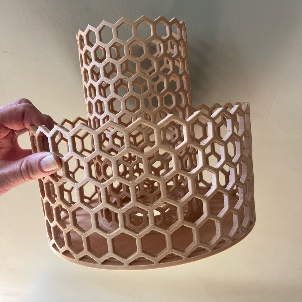 Geometric Honeycomb Jewelry Holder
